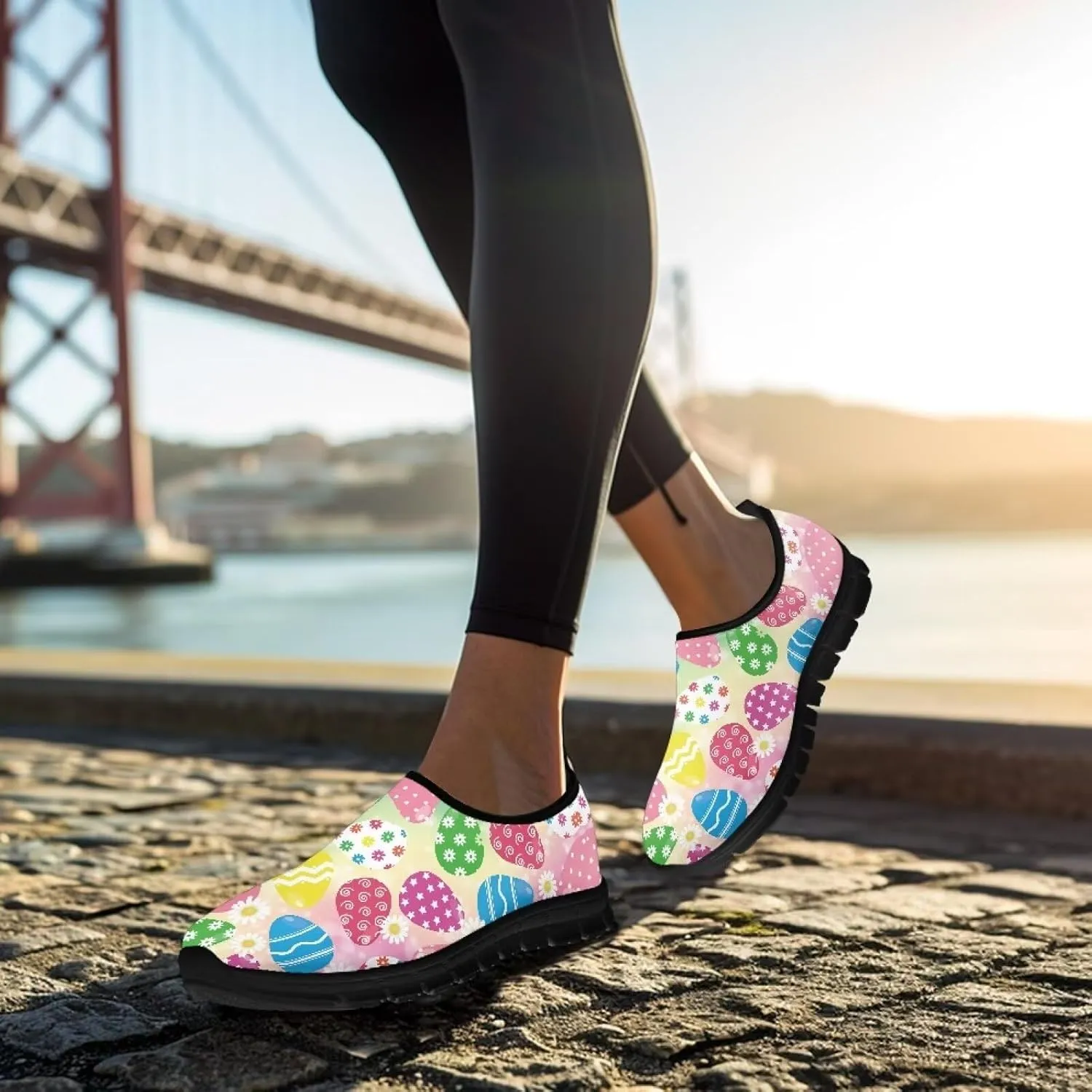 Women's Loafers & Slip-Ons Breathable Walking Shoes Women for Driving Travel