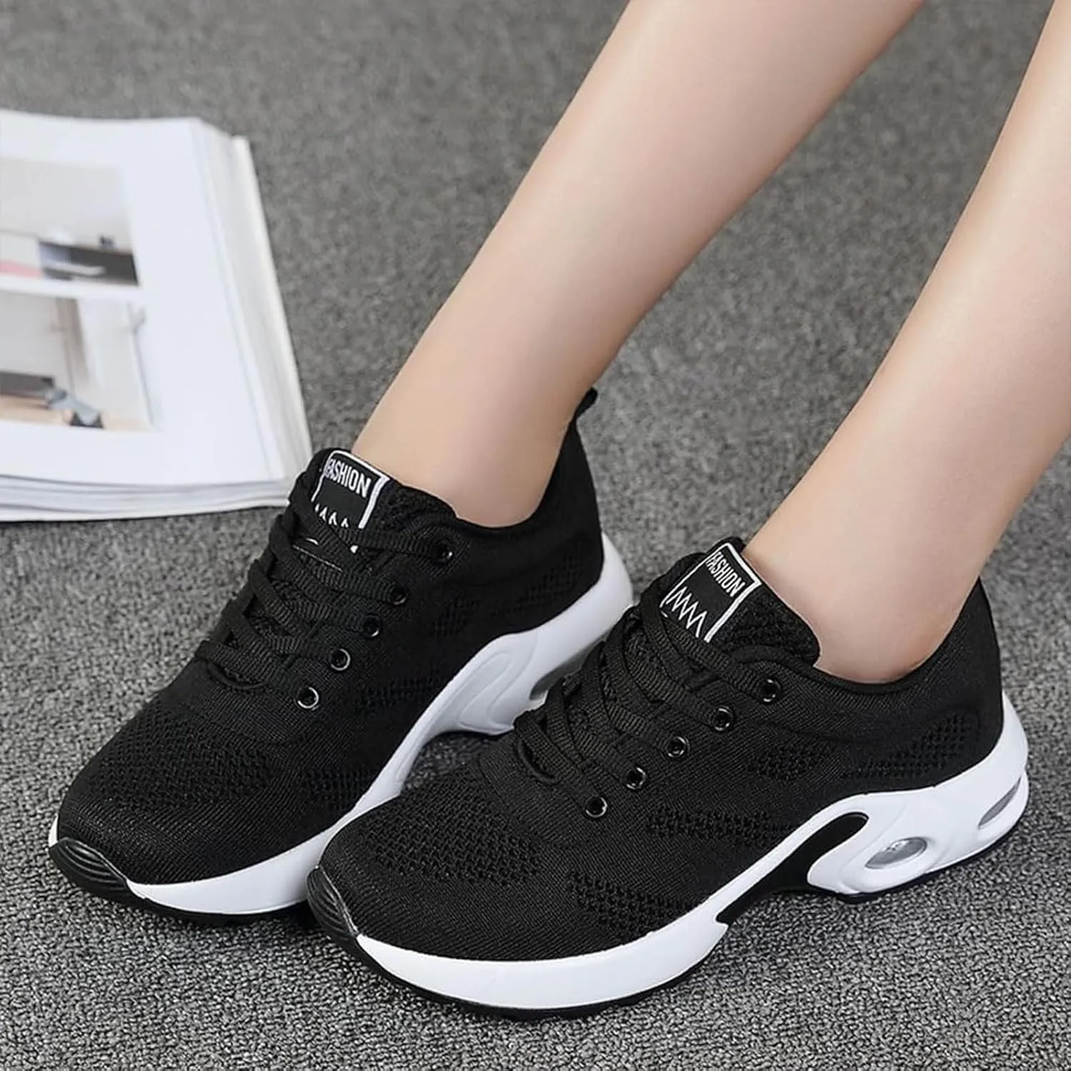 Women's Orthopedic Sneakers Lightweight Running Shoes Breathable Walking Shoes Comfortable Tennis Shoes Work Shoes