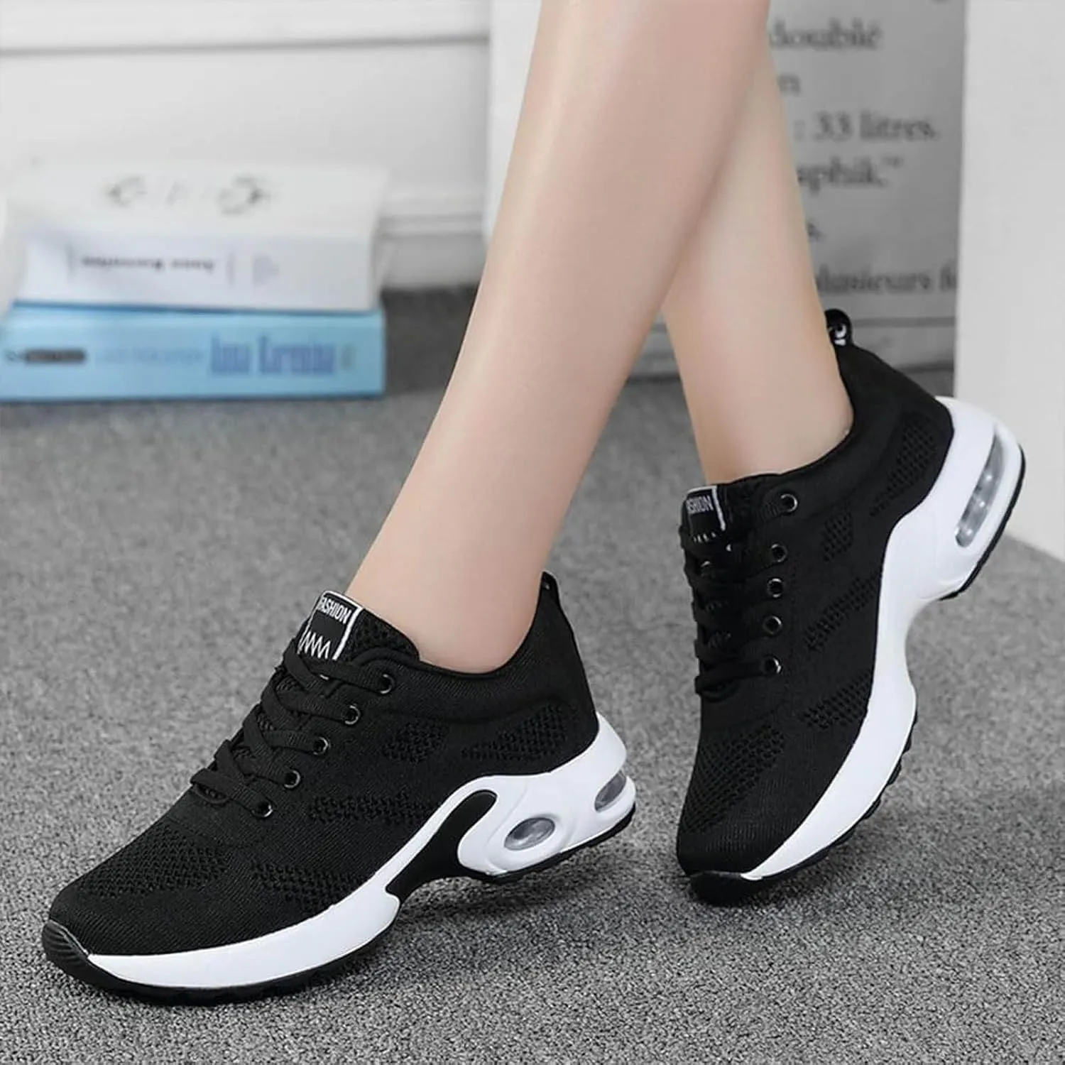 Women's Orthopedic Sneakers Lightweight Running Shoes Breathable Walking Shoes Comfortable Tennis Shoes Work Shoes