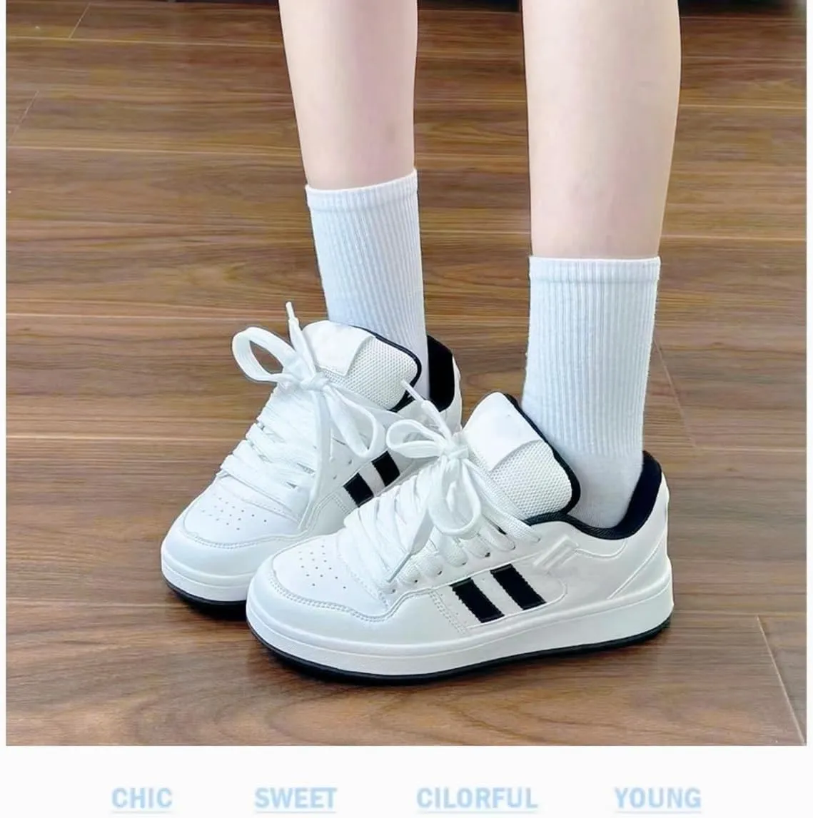 Y2K Chunky Sole Sneakers for Women - Platform Loafers, Comfortable Casual Trainers for Everyday Wear and Stylish